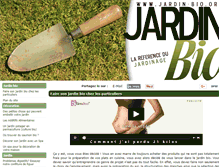 Tablet Screenshot of jardin-bio.org